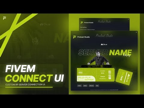 Fivem Connect UI | Most Advanced Connect Loading With Best UI | Preload Studio