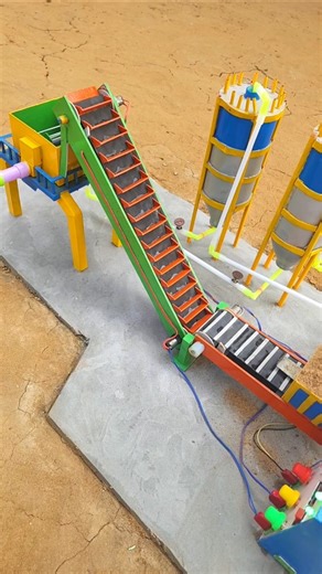 DIY Mini Concrete Batching Plant | Concrete Mixer Machine #EngineeringProject #concrete #mixer