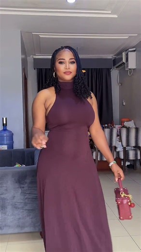 Elegant Halter Maxi Gown Showcase | Perfect Wedding Guest Outfit & for Every Occasion✨