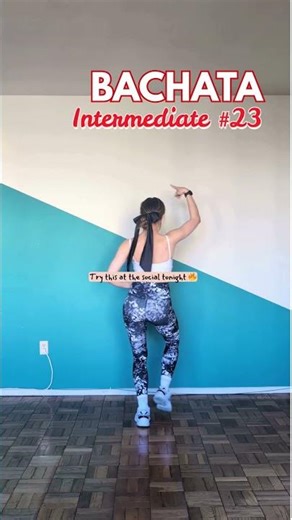 Bachata Combo #23 Intermediate Footwork & Styling #bachata #dance #tutorial