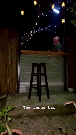 #backyard #bar #neighbor #fence #entertainment
