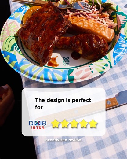 Messy meals, big bites, busy nights— Dixie® can handle it but don’t just take our word for it 💪👀 | Dixie
