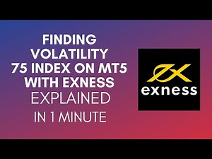 How To Find Volatility 75 Index On MT5 With Exness? (2024)