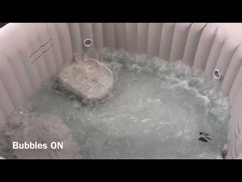 Intex Pure Spa Jets & Bubbles Black, 4 person inflatable hot tub octagonal review