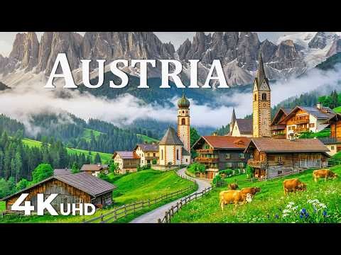 Austria 4K (New) | Alpine Fairytale – Hallstatt, Austrian Alps & Crystal Lakes