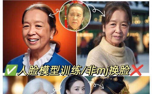 5分钟Al训练人脸模型生成百张艺术照!云端部署免费使用！无需本地配置!击败付费版妙鸭