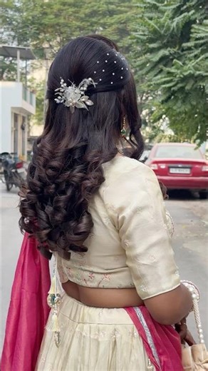 Beautiful client ✨@uv_bridal_studio_and_academy #viral #wedding #trending #hairstyles