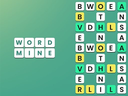 Play Word Mine | Free Online  Games. KidzSearch.com