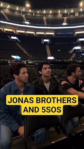 Jonas Brothers and 5SOS performing She Looks So Perfect at Jonas Brothers LA Concert