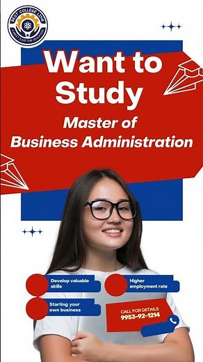 Shape your future with a Master of Business Administration (MBA)! 💼🚀