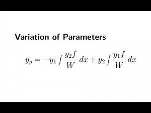 Proof: Variation of Parameters