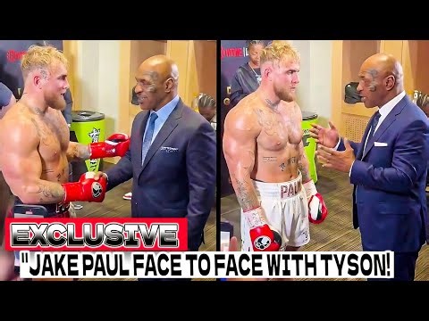 2 MINUTES AGO: Mike Tyson VISITS Jake Paul’s Locker Room Before Anthony Joshua Fight.