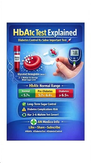 HbA1c Kya Hota Hai? | Normal Range, Diabetes Value Explained