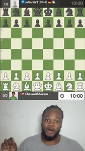 Bishops Opening - #chess #chesscom #chesstricks #chessmaster | Chess with Akeem