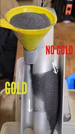 Amazing tool, Eliminating Magnetic Black Sand, Gold Prospecting!! #shorts #gold #easy