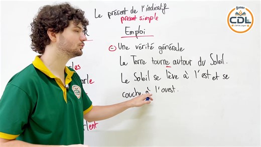 Le présent de l'indicatif = Present simple តើសិស្សនិស្សិតជួបការលំបាកនៅក្នុងការសិក្សាភាសាបារាំង និងអង់គ្លេសមែនទេ? កម្មវិធីភាសាបារាំងនៅក្លឹបភាសា(CDL) ត្រូវបានរៀបចំឡើងតាមស្តង់ដារ រួមជាមួយលោកគ្រូអ្នកគ្រូដែលមានការយកចិត្តទុកដាក់ទៅលើការបង្រៀន មានវិជ្ជាជីវៈច្បាស់លាស់ ដែលអាចជួយឲ្យសិស្សានុសិស្សរៀនភាសាបារាំងឆាប់ចេះក្នុងរយៈពេលខ្លី។ លើសពីនេះទៅទៀត សិស្សានុសិស្សនឹងមានសមត្ថភាពប្រឡងយកសញ្ញាបត្រ DELF (Diplôme d'Études en Langue Française)។ វគ្គសិក្សាថ្មីចាប់ផ្ដើមបើកដំណើរការហើយ !! សូមរួសរាន់ចុះឈ្មោះឥឡូវនេះ ! វគ្គសិ