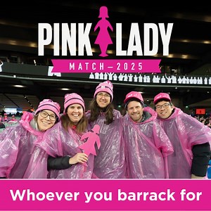 Can’t make it to the MCG? Or not even a footy fan? It doesn’t matter. Join team BCNA! Buy a virtual seat in the Pink Lady Match and stand strong with every Australian affected by breast cancer —no matter where you are, or which team you support! 💗 Help raise vital funds for Breast Cancer Network Australia 💪 Stand strong with Australians affected by breast cancer 🌟 Go in the draw to WIN a BCNA merch pack featuring a beanie, socks, and key ring! Be part of this powerful show of support. Buy you