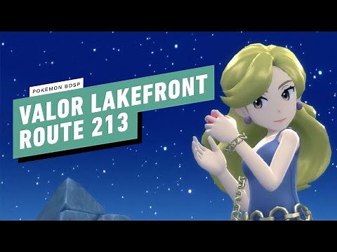Pokemon Brilliant Diamond Shining Pearl Walkthrough Part 22 - Valor Lakefront, Route 213