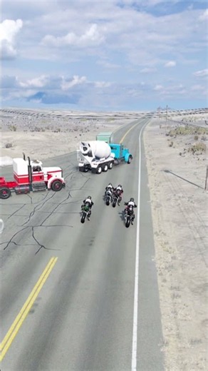 Realistic Highway Car Crashes #741 - BeamNG Drive