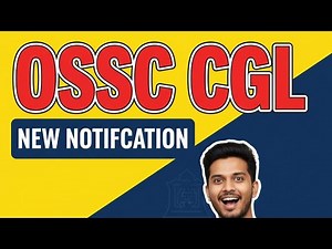 OSSC CGL Latest Vacancy+ Full Syllabus Breakdown || Must watch ||