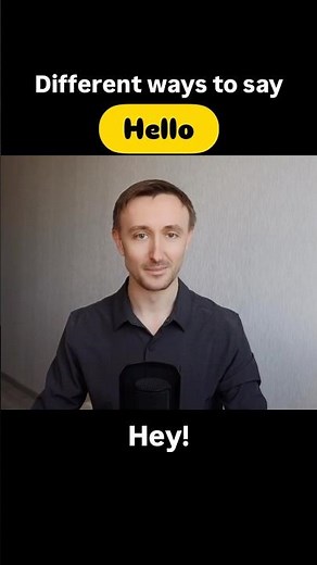 Ways to say HELLO in English #english #englishphrases