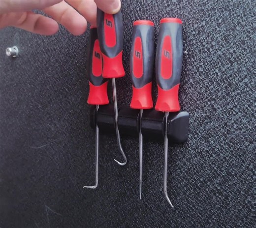 3D Printed Pick Tool Holder: Magnetic Black PLA Organizer, 4-piece Set - Etsy