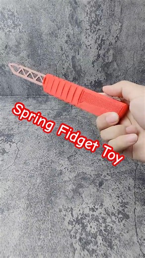 3D Printed Spring Fidget Toy·Satisfying #3dprinting#toys