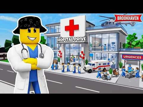 I'M OPENING MY PRIVATE HOSPITAL ON BROOKHAVEN ROBLOX