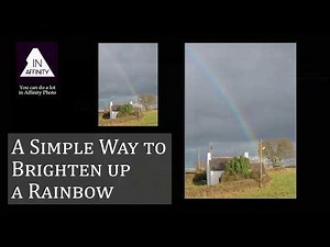 A Simple Way to Brighten up a Rainbow (using Affinity Photo)