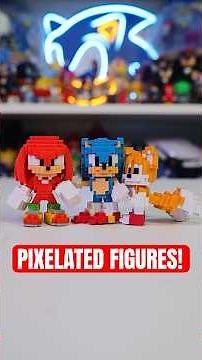 NEW! Sonic The Hedgehog Pixelated Figures! #sonic #sonicthehedgehog #sonictoys