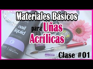 👉FREE Course #01 BASIC MATERIALS [BEGINNERS] 💅 What is needed to make Acrylic Nails?
