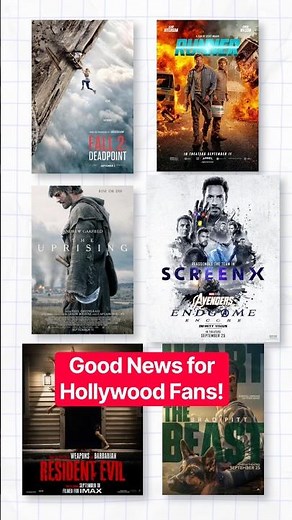 6 UPCOMING Movies for Hollywood Fans!