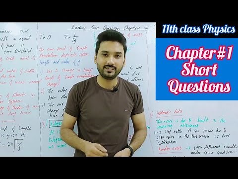 Short questions of chapter 1 class 11 physics | physics ka safar