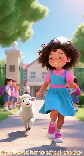 🌼 Mary Had a Little Lamb | 3D Nursery Rhyme | TinyFeet-p3s Songs for Kids
