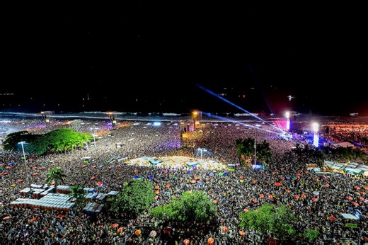 Lady Gaga Performs to Record-Breaking Crowd at Rio’s Copacabana Beach