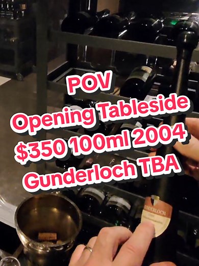 100ml 2004 Gunderloch Riesling TBA — Tableside Pour Review