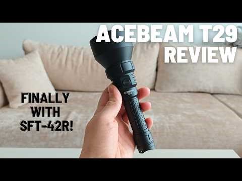 Acebeam T29 Review | Long-Range Hunting Flashlight with SFT-42R LED (2,900 lm | 1,400 m Throw)