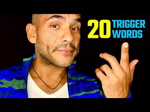 20 ASMR TRIGGER WORDS (inaudible whispers, mouth sounds, & hand movements)