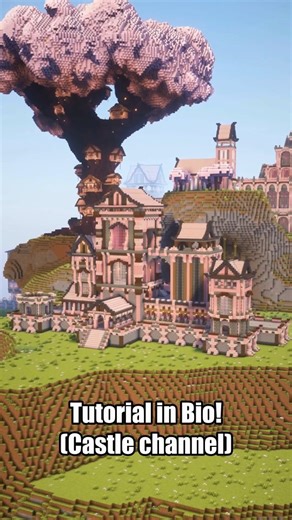 Enchanted Architecture | Minecraft Cherry Blossom Castle Tutorial Build a stunning Cherry Blossom Castle in Minecraft. Perfect for your survival or creative... | Instagram