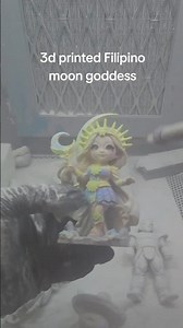 3d printed Filipino moon goddess on a full color powder 3d printer #cokreeate ##3dprint #Filipino