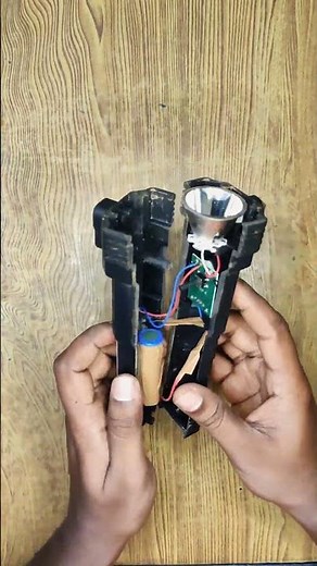 🔦 RECHARGEABLE TORCH LIGHT | REPAIR IN TAMIL | DESK TECH | #shorts #tamil