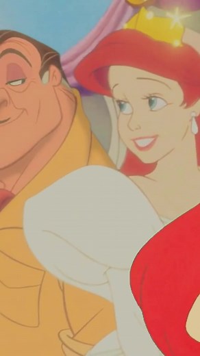 #crossover #disney #disneyedit #ariel #thelittlemermaid #tarzan #clayton #beautyandthebeast #gaston