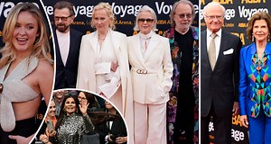 Här återförenas Abba på röda mattan i London