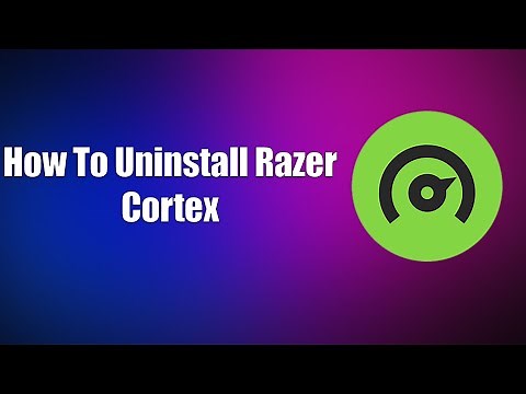 How To Uninstall Razer Cortex