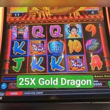 25X Gold Dragon Big Win!