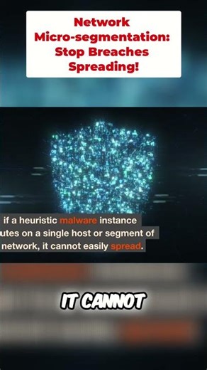 Network Micro-segmentation: Stop Breaches Spreading! #shorts