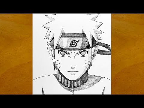 How to Draw Naruto from Naruto Shippuden || Easy Sketch Tutorial || Step by Step Drawing