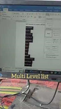 Multi-Level Lists in MS Word: Ultimate Guide for Legal Docs & Outlines! 🔥" #microsoftoffice