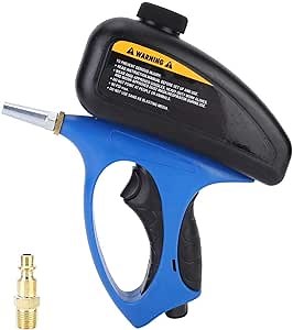 SandBlaster Gun Kit, Portable Industrial Anti- Sandblaster with Ergonomic Handle, Pneumatic Sandblasting Sprayer Machine Air Tool for Remove Paint, ,