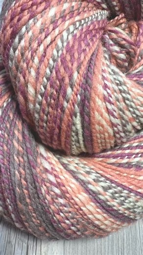 Now at MimiHandspun.etsy.com (link in bio). 346 yards Handspun 2 ply merino yarn in the “Sundance” colorway. “Sundance” was dyed by Blue Thistle Fiberarts in wonderful shades of coral, brown and maroon. I am in love with this colorway. This skein is soft making it a great choice for all your close to the skin projects. this would make a great one of a kind gift for the maker in your life or for yourself. #yarn #yarnforsale #yarnaddict #yarnforsaleonetsy #wool #woolyarn #handmade #handspunyarn #h